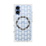 プレミアムスクエアケース with MagSafe［ LANVIN en Bleu - Monogram - White ］