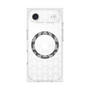 プレミアムスクエアケース with MagSafe［ LANVIN en Bleu - Monogram - White ］