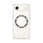 プレミアムスクエアケース with MagSafe［ LANVIN en Bleu - Monogram - White ］