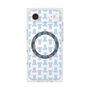 プレミアムスクエアケース with MagSafe［ LANVIN en Bleu - Monogram - Blue ］