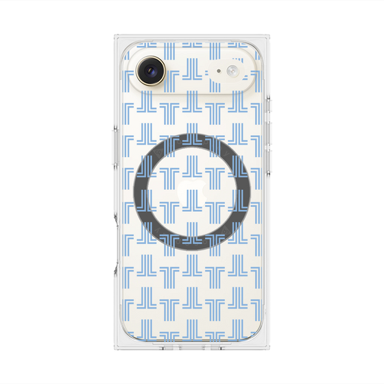 プレミアムスクエアケース with MagSafe［ LANVIN en Bleu - Monogram - Blue ］