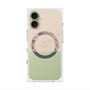 プレミアムスクエアケース with MagSafe［ LANVIN en Bleu - Lace - Pink ］