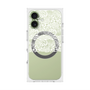 プレミアムスクエアケース with MagSafe［ LANVIN en Bleu - Lace - White ］