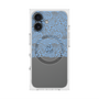プレミアムスクエアケース with MagSafe［ LANVIN en Bleu - Lace - Blue ］
