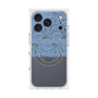 プレミアムスクエアケース with MagSafe［ LANVIN en Bleu - Lace - Blue ］