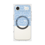 プレミアムスクエアケース with MagSafe［ LANVIN en Bleu - Lace - Blue ］