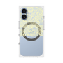 プレミアムスクエアケース with MagSafe［ LANVIN en Bleu - Lace - Yellow ］