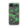 プレミアムスクエアケース with MagSafe［ PAINTING SMILE Green ］