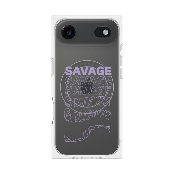 プレミアムスクエアケース with MagSafe［ SAVAGE Purple ］