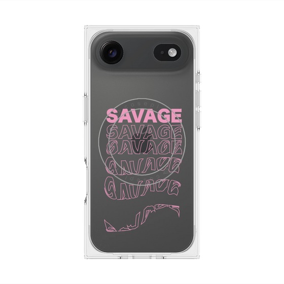 プレミアムスクエアケース with MagSafe［ SAVAGE Pink ］