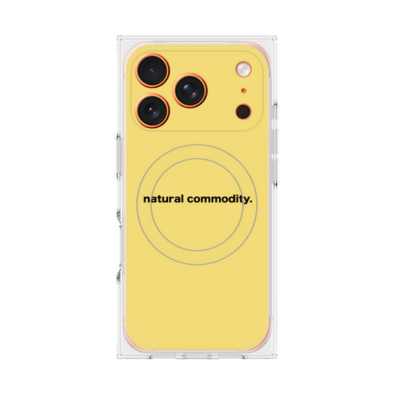 プレミアムスクエアケース with MagSafe［ NATURAL COMMODITY Yellow ］
