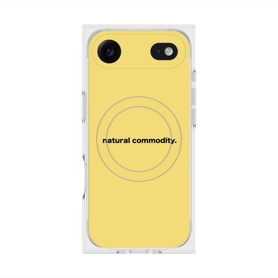 プレミアムスクエアケース with MagSafe［ NATURAL COMMODITY Yellow ］