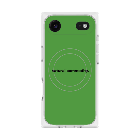 プレミアムスクエアケース with MagSafe［ NATURAL COMMODITY Green ］