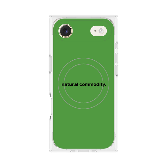 プレミアムスクエアケース with MagSafe［ NATURAL COMMODITY Green ］