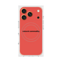 プレミアムスクエアケース with MagSafe［ NATURAL COMMODITY Red ］