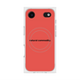 プレミアムスクエアケース with MagSafe［ NATURAL COMMODITY Red ］