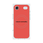 プレミアムスクエアケース with MagSafe［ NATURAL COMMODITY Red ］
