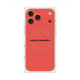 プレミアムスクエアケース with MagSafe［ NATURAL COMMODITY Red ］