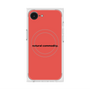 プレミアムスクエアケース with MagSafe［ NATURAL COMMODITY Red ］