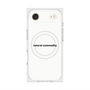 プレミアムスクエアケース with MagSafe［ NATURAL COMMODITY White ］