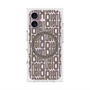 プレミアムスクエアケース with MagSafe［ LANVIN en Bleu - Logo Pattern - Black ］