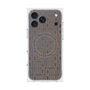 プレミアムスクエアケース with MagSafe［ LANVIN en Bleu - Logo Pattern - Black ］