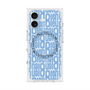 プレミアムスクエアケース with MagSafe［ LANVIN en Bleu - Logo Pattern - Blue ］