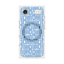 プレミアムスクエアケース with MagSafe［ LANVIN en Bleu - Logo Pattern - Blue ］