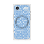 プレミアムスクエアケース with MagSafe［ LANVIN en Bleu - Logo Pattern - Blue ］