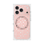 プレミアムスクエアケース with MagSafe［ LANVIN en Bleu - Logo Pattern - Pink ］