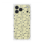 プレミアムスクエアケース with MagSafe［ LANVIN en Bleu - Logo Pattern - Yellow ］