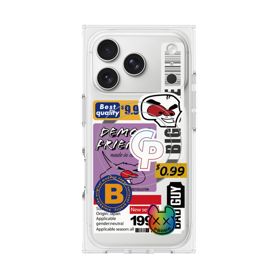プレミアムスクエアケース with MagSafe［ Demon Friends Sticker .2 ］