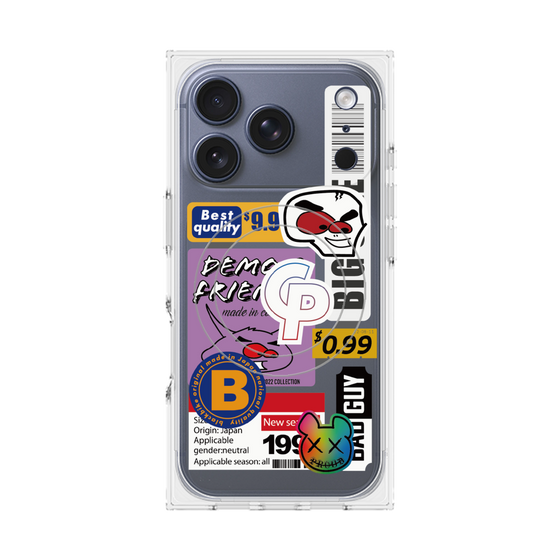 プレミアムスクエアケース with MagSafe［ Demon Friends Sticker .2 ］