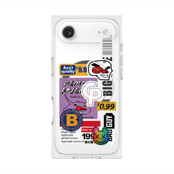 プレミアムスクエアケース with MagSafe［ Demon Friends Sticker .2 ］