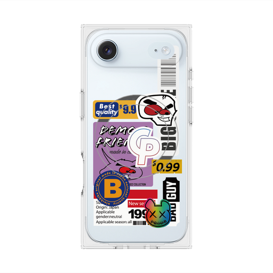 プレミアムスクエアケース with MagSafe［ Demon Friends Sticker .2 ］