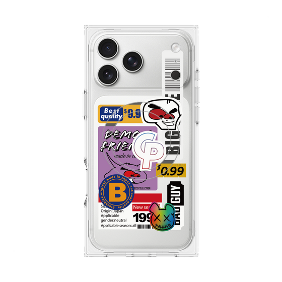 プレミアムスクエアケース with MagSafe［ Demon Friends Sticker .2 ］