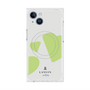 プレミアムスクエアケース with MagSafe［ LANVIN en Bleu Hearts Green - ランバン ハート グリーン ］