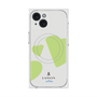 プレミアムスクエアケース with MagSafe［ LANVIN en Bleu Hearts Green - ランバン ハート グリーン ］