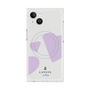 プレミアムスクエアケース with MagSafe［ LANVIN en Bleu Hearts Purple - ランバン ハート パープル ］
