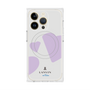 プレミアムスクエアケース with MagSafe［ LANVIN en Bleu Hearts Purple - ランバン ハート パープル ］