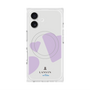 プレミアムスクエアケース with MagSafe［ LANVIN en Bleu Hearts Purple - ランバン ハート パープル ］