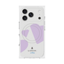 プレミアムスクエアケース with MagSafe［ LANVIN en Bleu Hearts Purple - ランバン ハート パープル ］