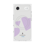 プレミアムスクエアケース with MagSafe［ LANVIN en Bleu Hearts Purple - ランバン ハート パープル ］