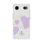 プレミアムスクエアケース with MagSafe［ LANVIN en Bleu Hearts Purple - ランバン ハート パープル ］