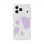 プレミアムスクエアケース with MagSafe［ LANVIN en Bleu Hearts Purple - ランバン ハート パープル ］