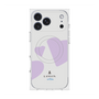 プレミアムスクエアケース with MagSafe［ LANVIN en Bleu Hearts Purple - ランバン ハート パープル ］