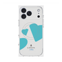 プレミアムスクエアケース with MagSafe［ LANVIN en Bleu Hearts Blue - ランバン ハート ブルー ］