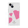 プレミアムスクエアケース with MagSafe［ LANVIN en Bleu Hearts Pink - ランバン ハート ピンク ］