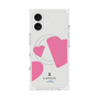プレミアムスクエアケース with MagSafe［ LANVIN en Bleu Hearts Pink - ランバン ハート ピンク ］