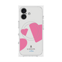 プレミアムスクエアケース with MagSafe［ LANVIN en Bleu Hearts Pink - ランバン ハート ピンク ］